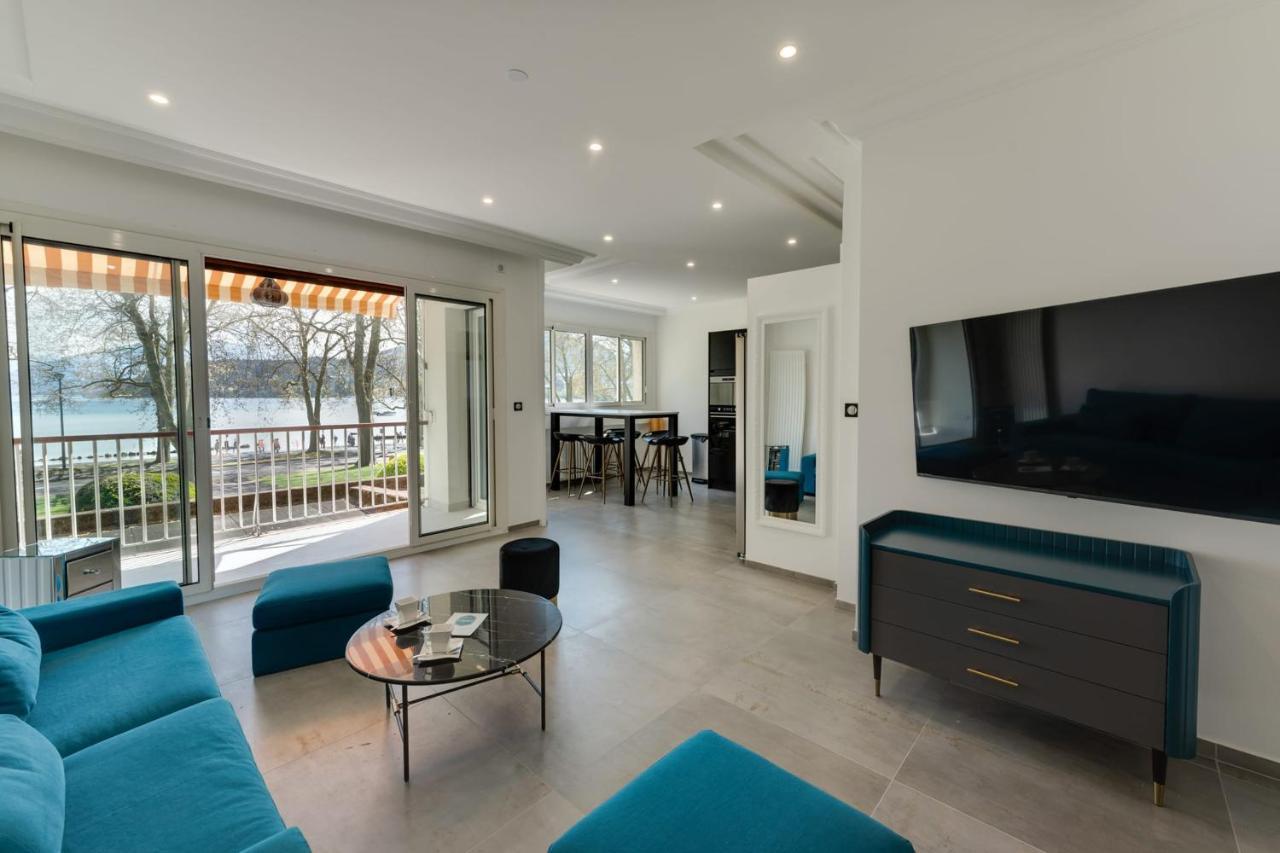 Swan Lake - Design Apartment Facing Lake 阿讷西 外观 照片